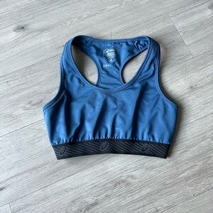 Asícs Blue Sports-bra Sz Medium
